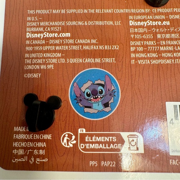 NWT. Disney Pets Outfits Lady Pin Set with Sorcerer Mickey Mouse - Picture 9 of 10